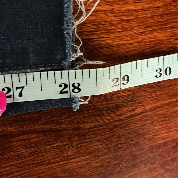 Kut Womens Jeans 6 Dark Wash Mia Toothpick Skinny Zip/Button Fly Raw Hem Trendy - Picture 13 of 14